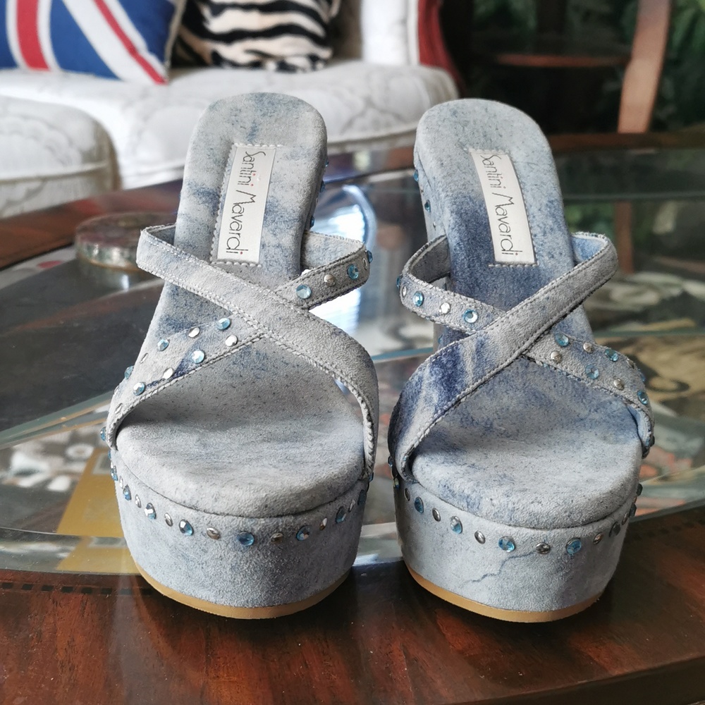 Santini Mavardi wedge sandals